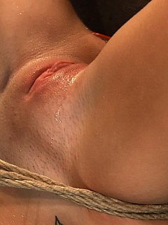 19yr old cutie, flogged, vibrated and skull fucked while helpless